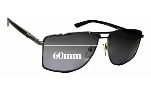 Sunglass Fix Verres de Remplacement pour Police S8848 - 60mm Wide Sunglass Fix Verres de Remplacement pour Police S8848 - 60mm Wide