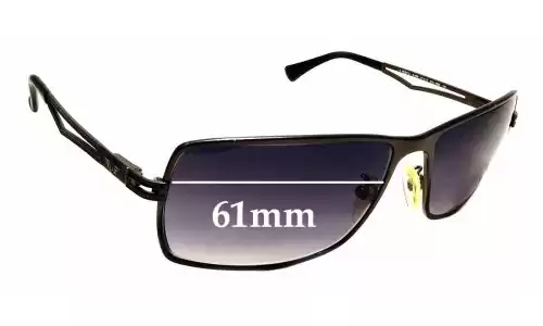 Sunglass Fix Verres de Remplacement pour Police S8766 Rush 3 - 61mm Wide Sunglass Fix Verres de Remplacement pour Police S8766 Rush 3 - 61mm Wide