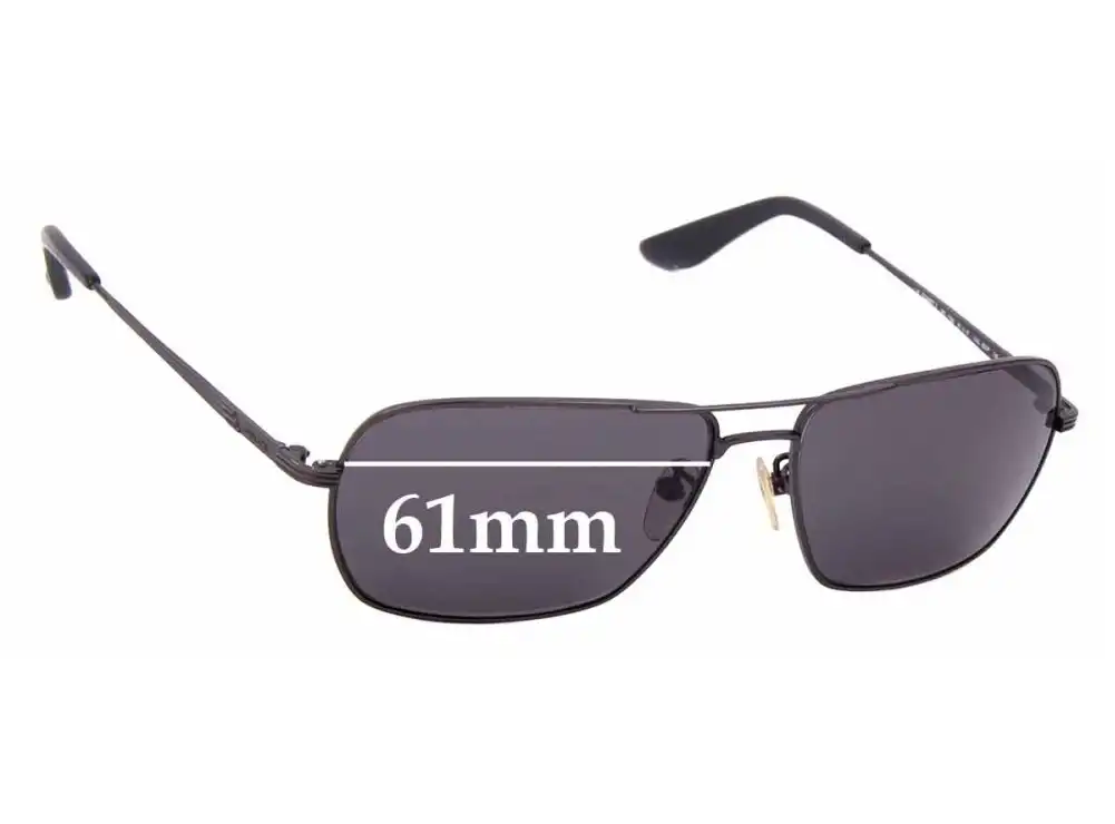 Sunglass Fix Verres de Remplacement pour Police Sunset 2 SPL-116G - 61mm Wide Sunglass Fix Verres de Remplacement pour Police Sunset 2 SPL-116G - 61mm Wide