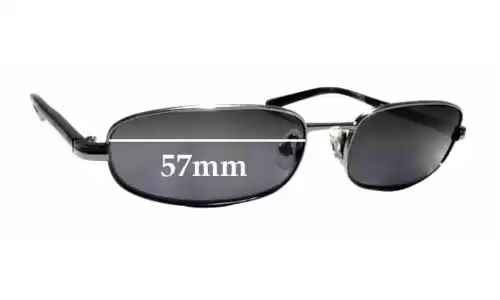 Sunglass Fix Verres de Remplacement pour Prada SPR56E & PR56ES - 57mm Wide Sunglass Fix Verres de Remplacement pour Prada SPR56E & PR56ES - 57mm Wide