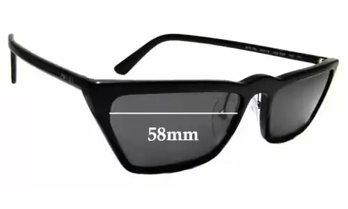 Sunglass Fix Verres de Remplacement pour Prada SPR19U - 58mm Wide Sunglass Fix Verres de Remplacement pour Prada SPR19U - 58mm Wide