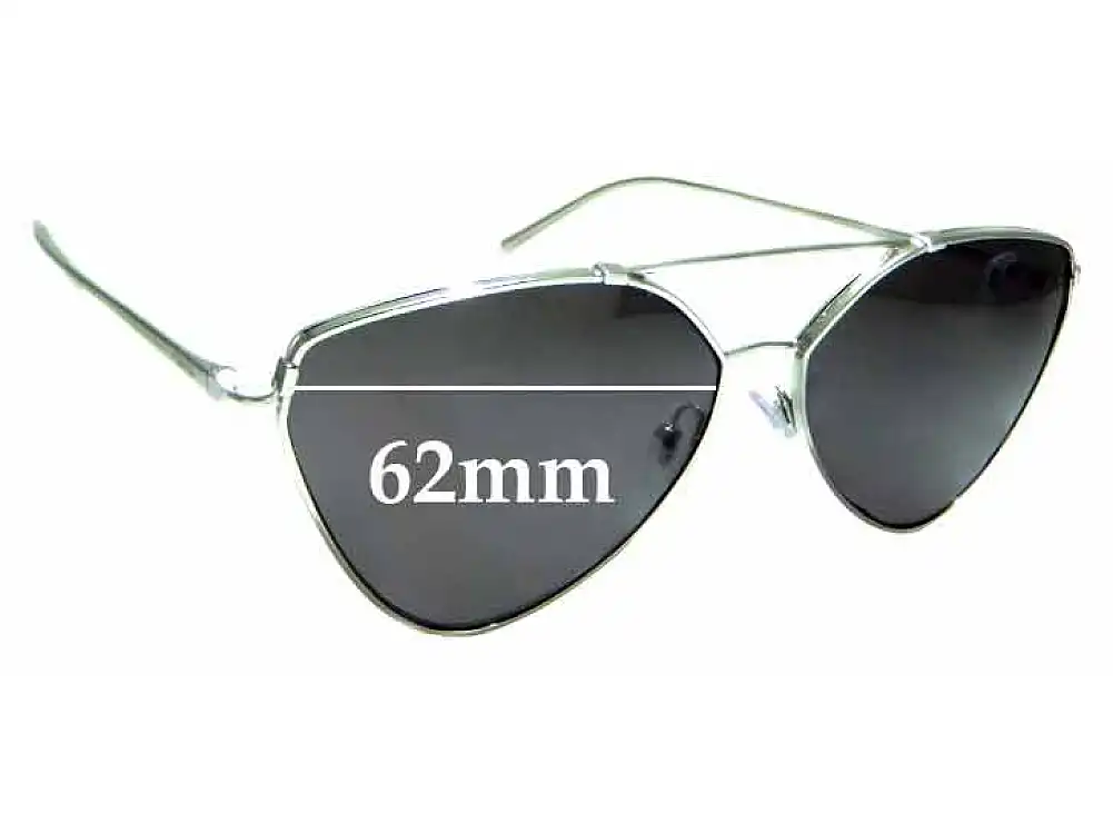 Sunglass Fix Verres de Remplacement pour Prada SPR51U - 62mm Wide Sunglass Fix Verres de Remplacement pour Prada SPR51U - 62mm Wide