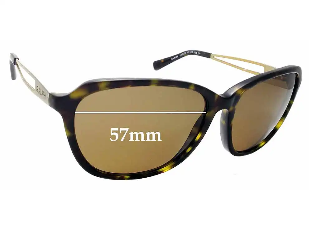Sunglass Fix Lentilles de Remplacement pour Polo RA 5199 - 57mm Wide Sunglass Fix Lentilles de Remplacement pour Polo RA 5199 - 57mm Wide