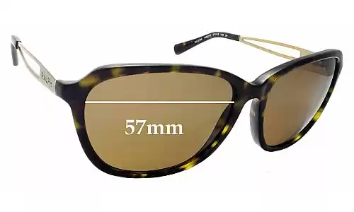 Sunglass Fix Lentilles de Remplacement pour Polo RA 5199 - 57mm Wide Polo RA 5199 Lentilles de Remplacement 57mm wide