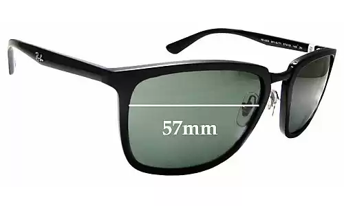 Sunglass Fix Verres de Remplacement pour Ray-Ban RB4303 - 57mm Wide Sunglass Fix Verres de Remplacement pour Ray-Ban RB4303 - 57mm Wide