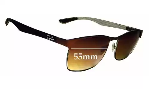 Sunglass Fix Verres de Remplacement pour Ray-Ban RB8416 - 55mm Wide Sunglass Fix Verres de Remplacement pour Ray-Ban RB8416 - 55mm Wide