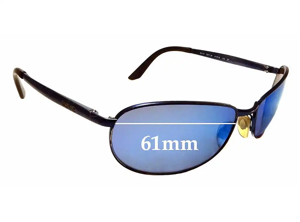 Sunglass Fix Verres de Remplacement pour Revo 3074 - 61mm Wide Sunglass Fix Verres de Remplacement pour Revo 3074 - 61mm Wide