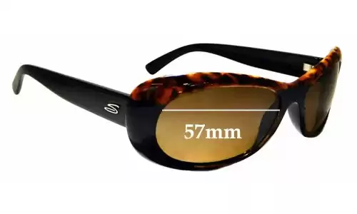 Sunglass Fix Verres de Remplacement pour Serengeti Bella - 57mm Wide Sunglass Fix Verres de Remplacement pour Serengeti Bella - 57mm Wide