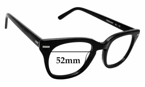Sunglass Fix Lentilles de Remplacement pour Shuron Freeway - 52mm Wide Shuron Freeway Lentilles de Remplacement 52mm wide