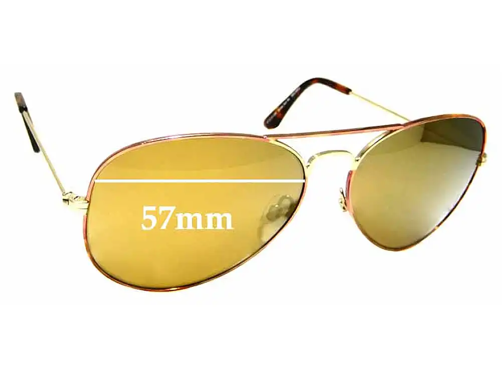 Sunglass Fix Verres de Remplacement pour Specsavers Jersey Sun Rx - 57mm Wide Sunglass Fix Verres de Remplacement pour Specsavers Jersey Sun Rx - 57mm Wide