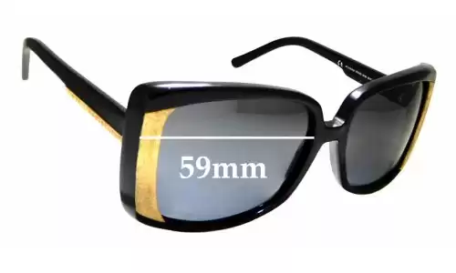 Sunglass Fix Verres de Remplacement pour Stella McCartney SM80/S - 59mm Wide Sunglass Fix Verres de Remplacement pour Stella McCartney SM80/S - 59mm Wide
