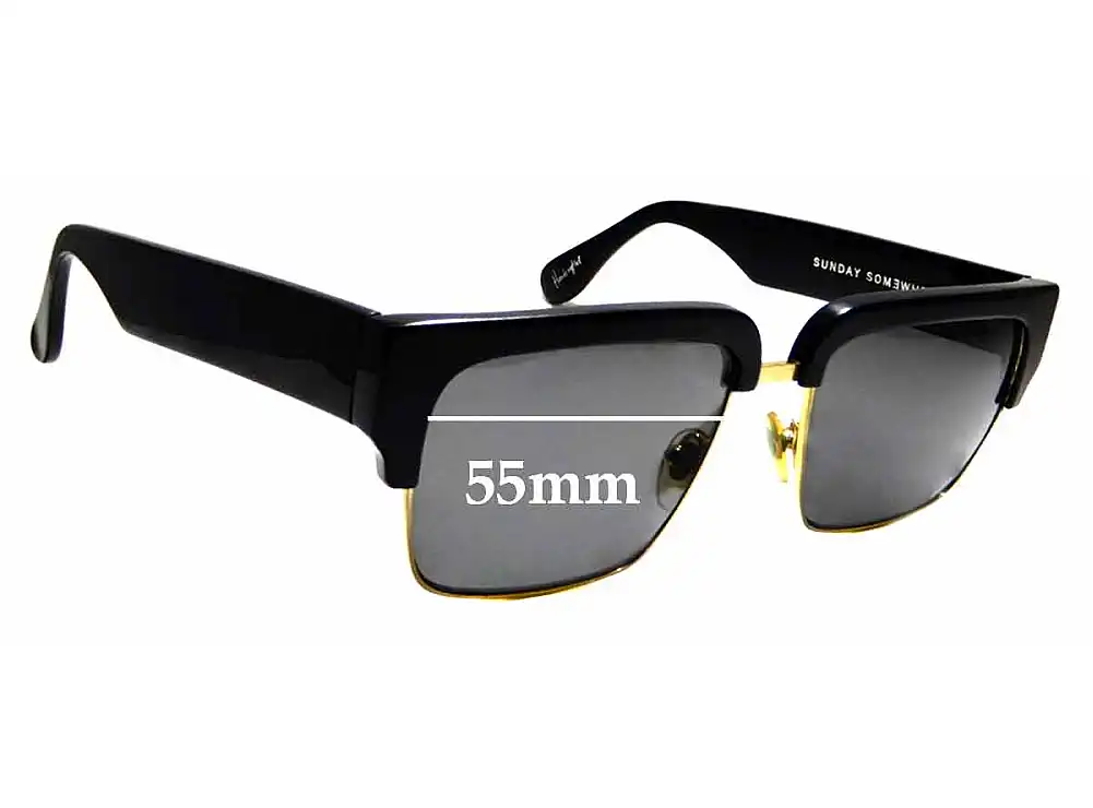 Sunglass Fix Verres de Remplacement pour Sunday Somewhere Little God - 55mm Wide Sunglass Fix Verres de Remplacement pour Sunday Somewhere Little God - 55mm Wide
