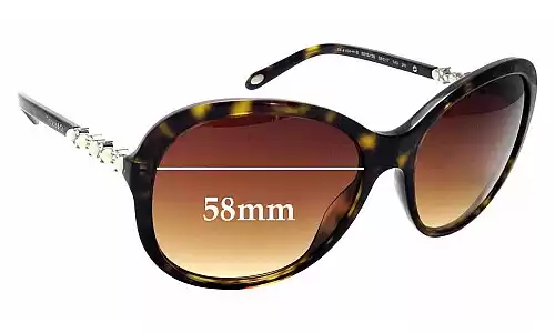 Sunglass Fix Verres de Remplacement pour Tiffany & Co TF 4104-HB - 58mm Wide Sunglass Fix Verres de Remplacement pour Tiffany & Co TF 4104-HB - 58mm Wide
