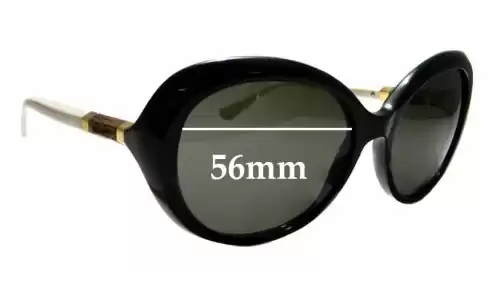 Sunglass Fix Verres de Remplacement pour Tory Burch TY9039 - 56mm Wide Sunglass Fix Verres de Remplacement pour Tory Burch TY9039 - 56mm Wide