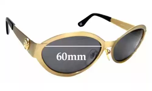 Sunglass Fix Verres de Remplacement pour Versace MOD S97 - 60mm Wide Sunglass Fix Verres de Remplacement pour Versace MOD S97 - 60mm Wide