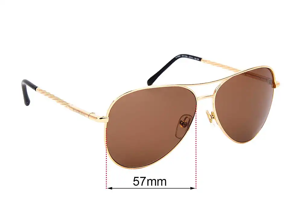 Sunglass Fix Lentilles de Remplacement pour Burberry B 3082 - 57mm Wide Sunglass Fix Lentilles de Remplacement pour Burberry B 3082 - 57mm Wide