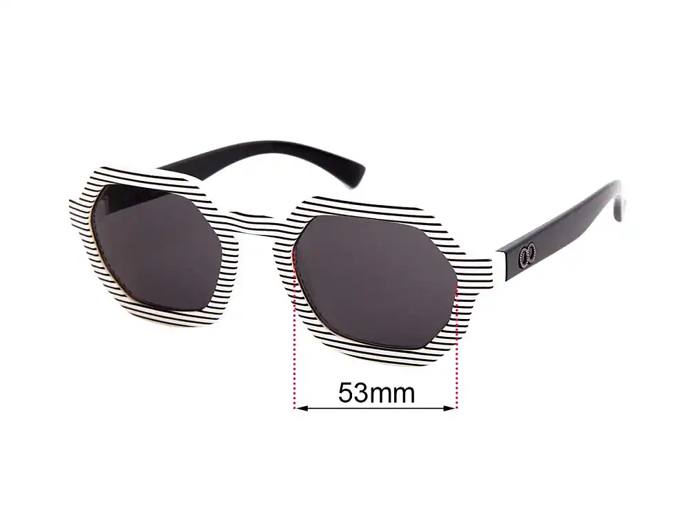 Sunglass Fix Lentilles de Remplacement pour Childe Exit - 53mm Wide Sunglass Fix Lentilles de Remplacement pour Childe Exit - 53mm Wide