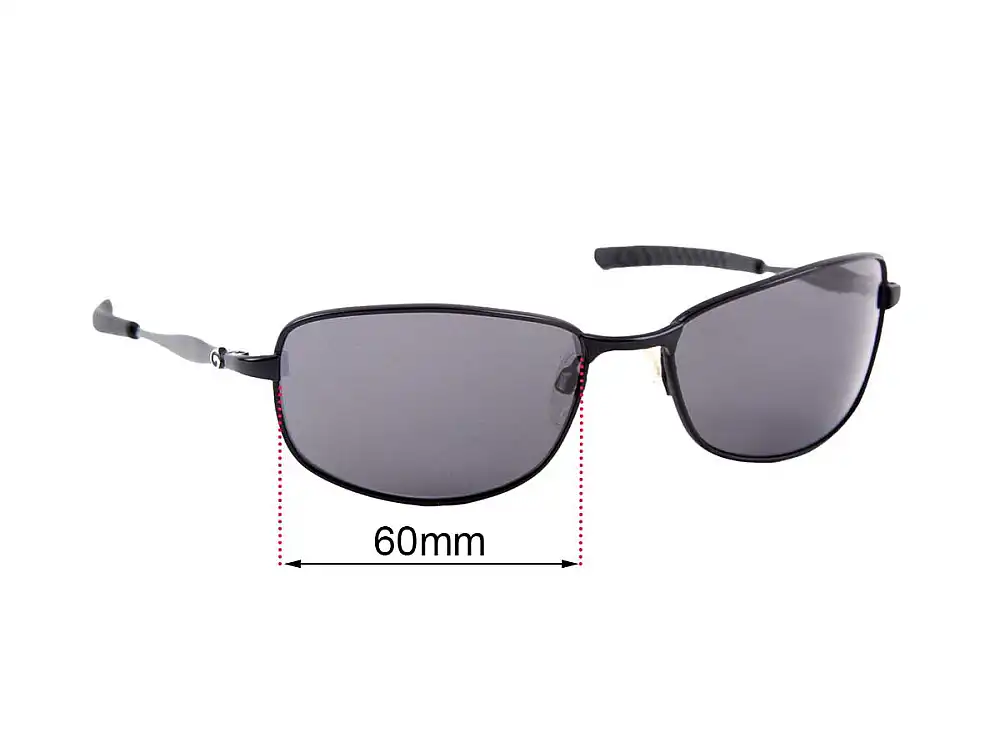 Sunglass Fix Verres de Remplacement pour Gargoyles Cyclone - 60mm Wide Sunglass Fix Verres de Remplacement pour Gargoyles Cyclone - 60mm Wide