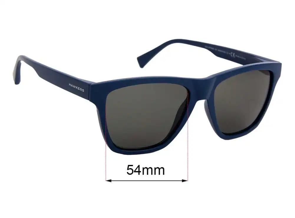Sunglass Fix Lentilles de Remplacement pour Hawkers S3/Liftr06 - 54mm Wide Sunglass Fix Lentilles de Remplacement pour Hawkers S3/Liftr06 - 54mm Wide