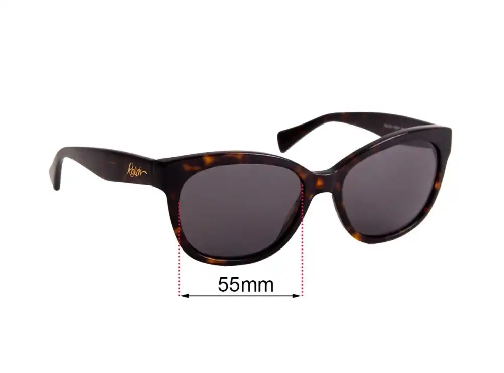 Sunglass Fix Lentilles de Remplacement pour Polo RA 5218 - 55mm Wide Sunglass Fix Lentilles de Remplacement pour Polo RA 5218 - 55mm Wide