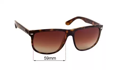 Sunglass Fix Lentilles de Remplacement pour Ray-Ban RAJ4935AA - 59mm Wide Ray-Ban RAJ4935AA Lentilles de Remplacement 59mm wide