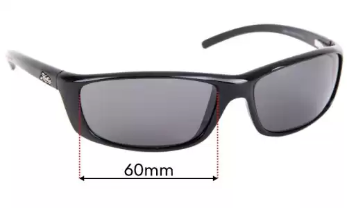 Sunglass Fix Verres de Remplacement pour Hobie Cabo - 60mm Wide Sunglass Fix Verres de Remplacement pour Hobie Cabo - 60mm Wide