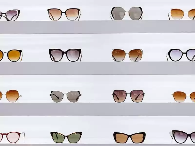 couleurs des verres solaires