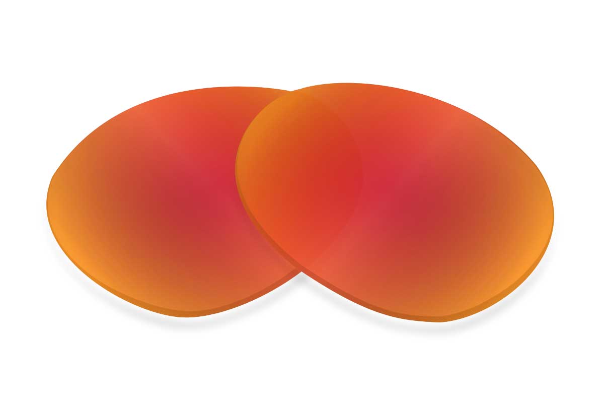 Miroir Orange Rouge