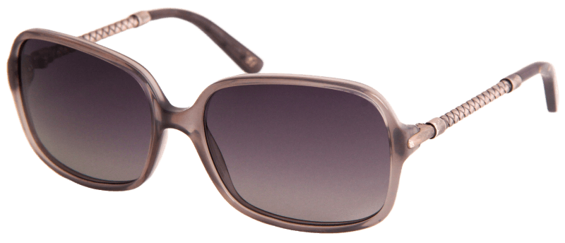  Foster Grant Women's Vera Oval Sunglasses, Gold/Brown