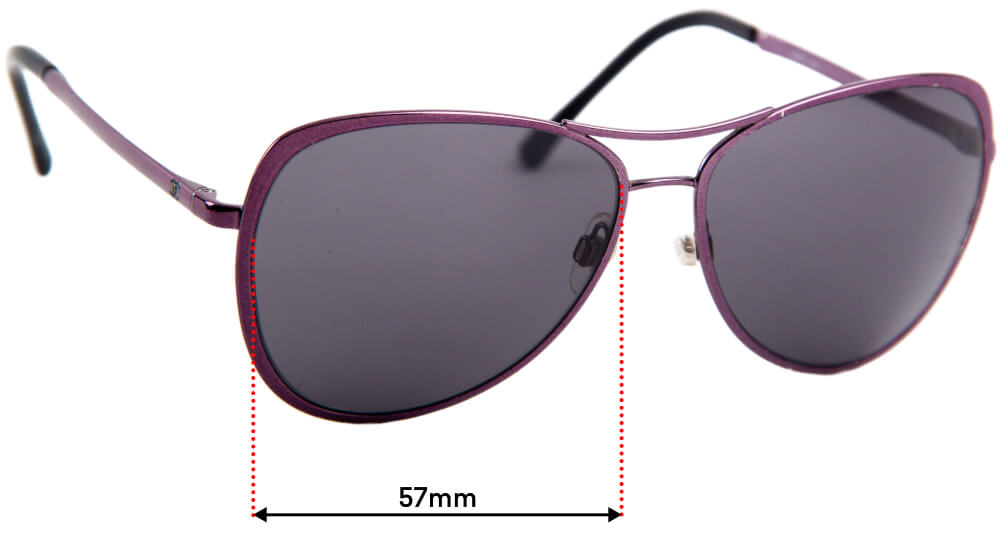 Chanel 4223 57mm Replacement Lenses by Sunglass Fix™