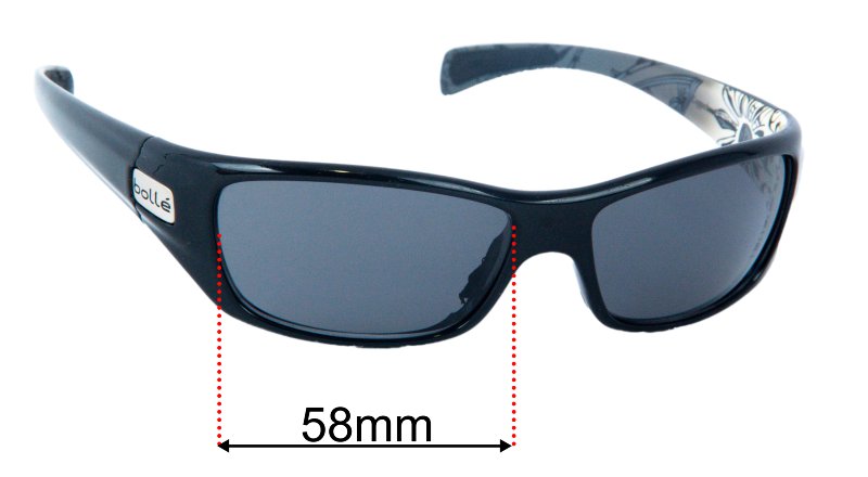 Revant Replacement Lenses For Bolle Piraja Sunglasses - Non-Polarized, 13% VLT, Anti-Scratch 4 thumbnail image