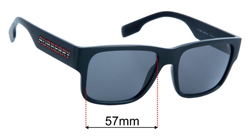 Burberry B 4358 57mm Replacement Lenses display picture 2