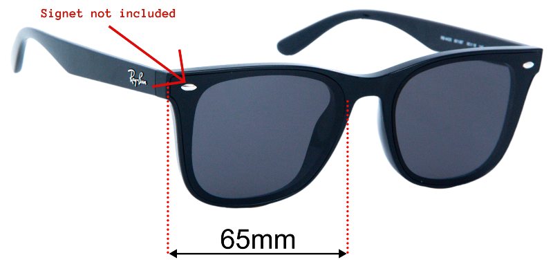 Sunglass Fix Replacement Lenses for Ray-Ban RB4420 65mm Wide