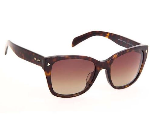 Tortoiseshell Prada sunglasses