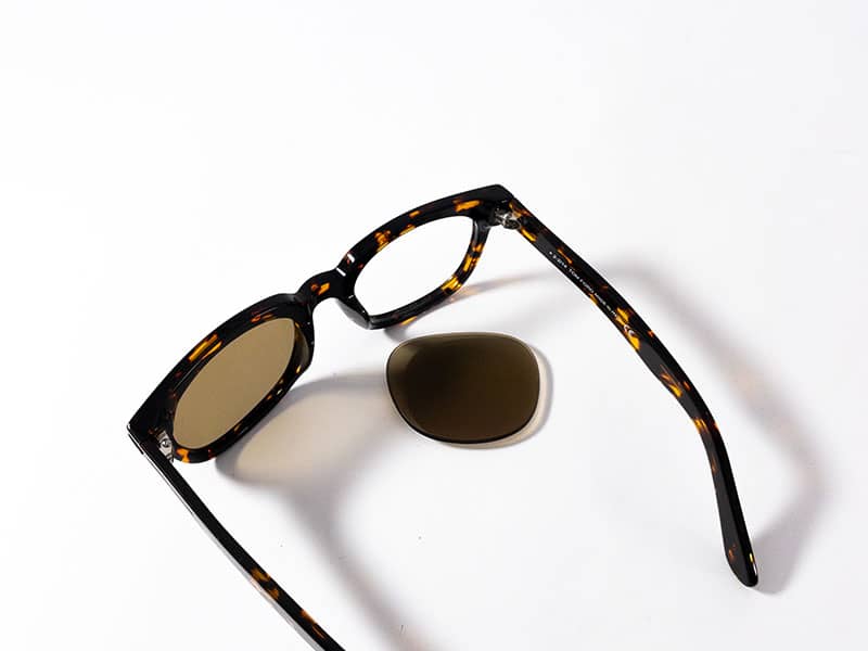 lunettes de soleil avec lentille dégradée