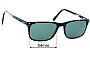 Sunglass Fix Replacement Lenses for Barkers  B109 - 54mm Wide 