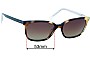 Sunglass Fix Replacement Lenses for Hugo Boss HG 10 - 53mm Wide 