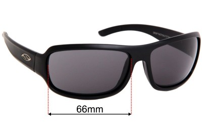 Smith Drop Tactical Replacement Lenses 66mm wide 
