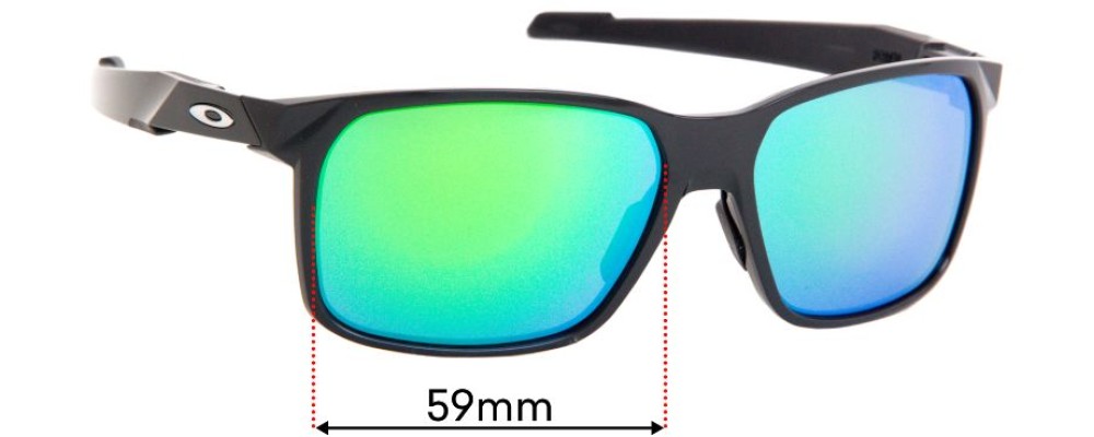 Sunglass Fix Replacement Lenses for Oakley Portal OO9460 - 59mm Wide