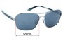 Sunglass Fix Verres de Remplacement pour Oakley Sanctuary OO4116 - 58mm Wide 