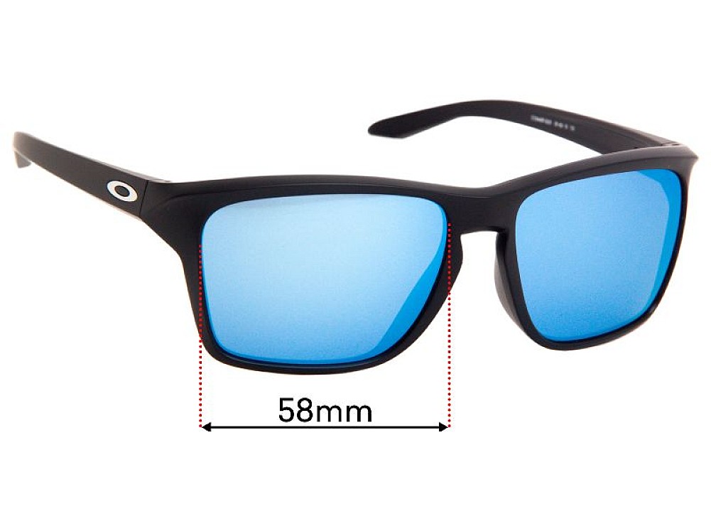 Sunglass Fix Lentes de Repuesto para Oakley Sylas OO9448F ((Low Bridge Fit) - 58mm Wide Sunglass Fix Lentes de Repuesto para Oakley Sylas OO9448F ((Low Bridge Fit) - 58mm Wide
