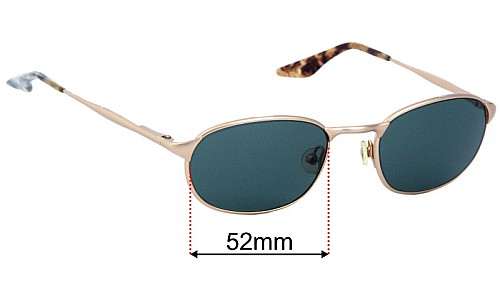 Ray Ban B&L W2842 Replacement Lenses 52mm wide 