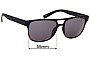 Sunglass Fix Ersatzgläser für Alfred Sung  - 55mm Wide 