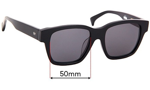 Sunglass Fix Replacement Lenses for AM Eyewear Dano - 50mm Wide 