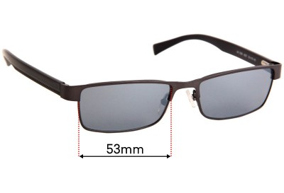 Armani Exchange AX 1009 Replacement Lenses 53mm wide 