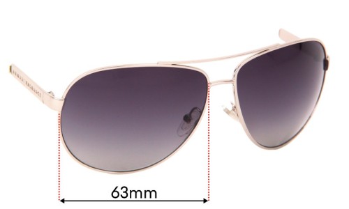 Sunglass Fix Replacement Lenses for Armani Exchange AX 150/S - 63mm Wide 