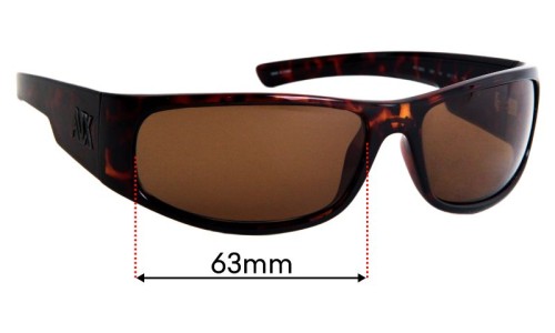 Sunglass Fix Replacement Lenses for Armani Exchange AX 199S - 63mm Wide 