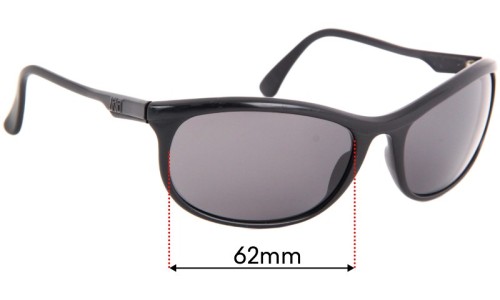 Sunglass Fix Replacement Lenses for Arnette Big Deal  - 62mm Wide 