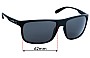 Sunglass Fix Lentes de Repuesto para Arnette Bushing AN4244 - 62mm Wide 