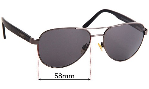 Sunglass Fix Verres de Remplacement pour Bill Bass Earl - 58mm Wide 